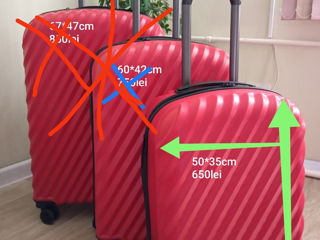 Vind 1 valiza,culoarea roșie! foto 2