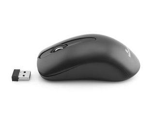 MediaRange Wireless 3-button optical mouse, black foto 3