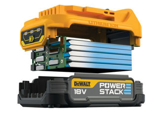 Set de acumulatoare / набор аккумуляторных батарей dewalt compact powerstack dcbp034e2 foto 4