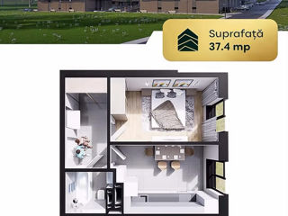 1-комн. кв., 37 м², 6/10 эт.