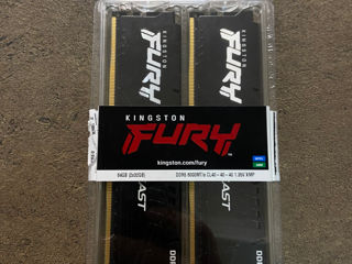 Продам RAM память Kingston Fury Beast 64GB(2x32GB) DDR5 6000MHZ 1.35V