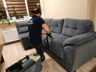Curatarea chimica a mobilei moale la domiciliu, oficiu - Химчистка мягкой мебели на дому или офисе foto 3