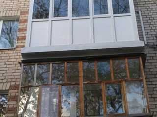 Балконы в 4ёх и 5 этажные дома из пвх! Ремонт балконов! Окна пластиковые пвх, стеклопакеты и двери! foto 8