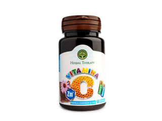 Vitamina C 100mg cu Propolis, Echinaceea și Zinc N60 foto 1