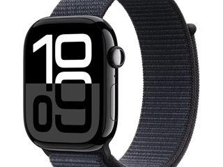 Apple Watch 10 46mm Jet Black Ink Sport Loop Sigilat! foto 2