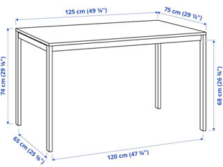 Set masă cu 4 scaune moderne IKEA (1+4) foto 5