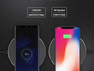 Скидка 10% Распродажа - Qi Wireless Fast Charger 10W - Беспроводное Зарядное устройство 10 Ватт foto 5