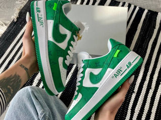 Nike Air Force 1 Low x Louis Vuitton By Virgil Abloh White/Green Women's foto 1