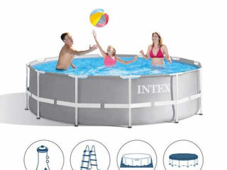 Intex Бассейн Prism Frame Premium 427×107См, 12706Л, Металлический Каркас - tz - Livrare фото 3