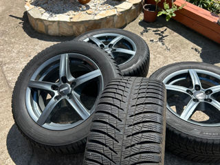 215/55 R16 Jante de la Alutec originale + Anvelope Bridgestone Iarna