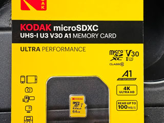 Kodak microsdxc 32,64gb uhs-i u3 v30 a1 foto 1