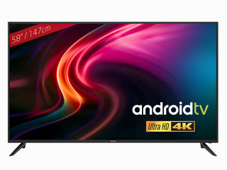 Android 4K Tv 58  Android Tv + Dvb-T/T2;Dvb-C;Dvb-S/S2
