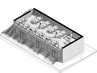 Centru Comercial/stil modern/P+E/180m2/bunuri comerciale/arhitecura/proiecte/ingineri/3D foto 7