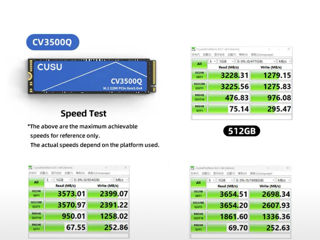 SSD NVMe 1TB/512GB m.2 CV3500Q 3000MB/s foto 3