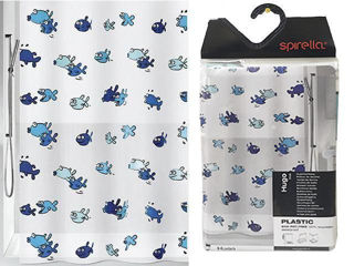 Perdea Pentru Dus 180X200Cm Spirella Hugo, Peva