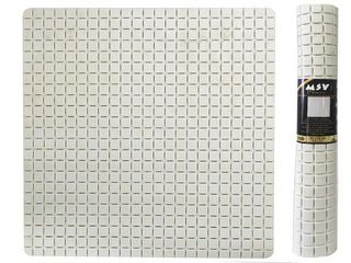 Коврик Для Душа 54X54Cm Msv Premium "Квадраты" Бел, Резинов