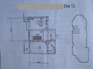 Apartament cu 2 camere, 66 m², Botanica, Chișinău foto 5