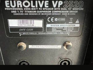 Behringer Eurolive Vp2520 foto 2