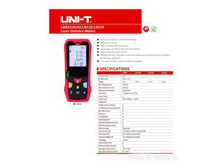 UNI-T LM150A 150m High Precision Laser Distance Meter, Telemetru laser de înaltă precizie. foto 4