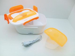 Ланч бокс Контейнер для еды с подогревом, оранжевый foto 3
