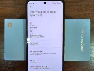 Xiaomi 12 Lite, 8+4/128 gb, Gray foto 3