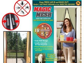 Magic Mesh/Perdea cu magneti anti insecte Magic Mesh