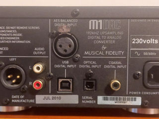 USB ЦАП DAC Musical Fidelity M1DAC . foto 2