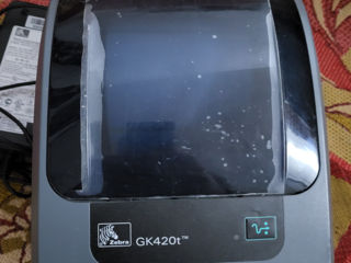 Принтер Этикеток Zebra GK420T 3000 лей + риббон 40 шт foto 2
