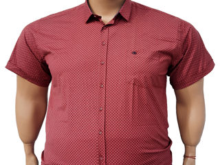 Стрейчевая мужская рубашка большого размера. foto 1
