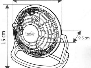 Ventilator de masă compact Somogyi foto 3