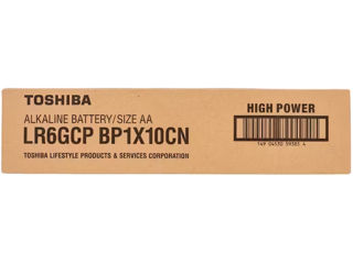 BATERIE ALCALINĂ TOSHIBA DE MARE PUTERE TIP AA SET DE 10 BUC. Baterii alcaline de mare putere Toshib foto 2