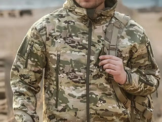 Теплый камуфляжный костюм SoftShell foto 9