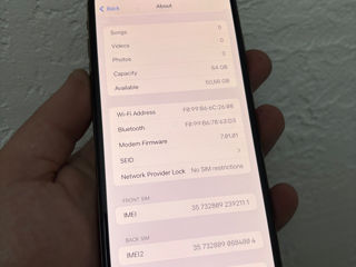 iphone xs max 2 sim fizice bateria 95% foto 3