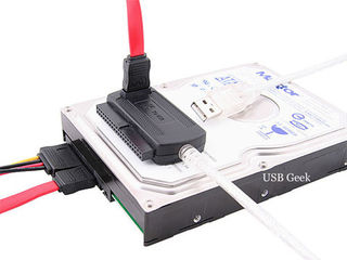 Converter USB 2.0 pu SATA,PATA,IDE 2.5 3.5 inch HDD,DVD-Rom - 160 lei. Converter USB 2.0 pu SATA,PAT foto 5