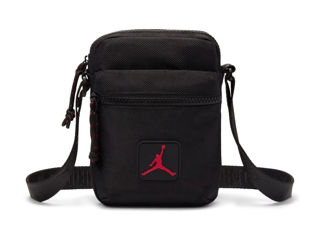 Jordan logo crossbody bag in black