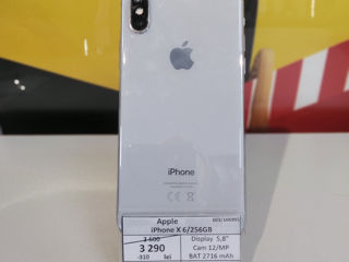 Apple iPhone X mem.6/256Gb. Pret 3290lei