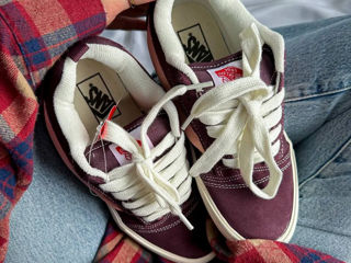 Vans KNU Skool Burgundy/Pink Women's foto 6