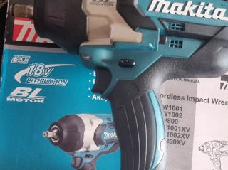 Makita  dtw 1001 мощный  гайковёрт безщёточный,  оригинал!!