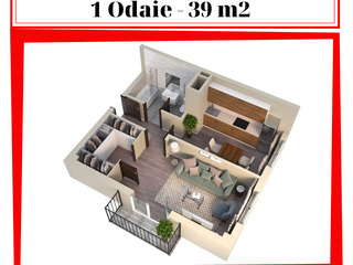Apartament ! Ap. 1 odaie  - 24 500 euro ! foto 8