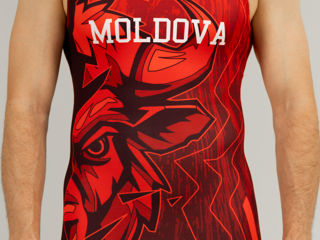 Трико для борьбы Moldova // Dres lupte libere Moldova (Marime 3XS,2XS,XS,S,M,L,XL,XLL) foto 5