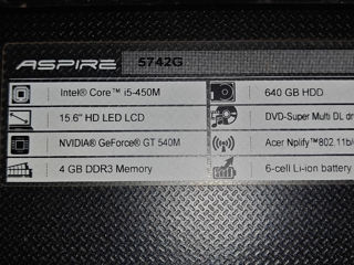 ACER 5742 Series foto 2