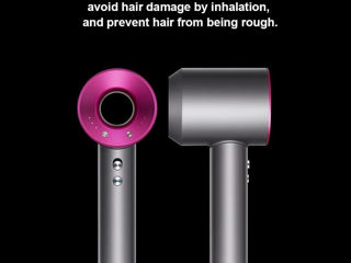 Leafless hair drier (asemator Dyson) foto 4