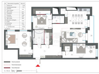 Apartament cu 3 camere, 150 m², Centru, Chișinău foto 20