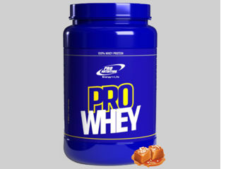 Concentrat ultrafiltrat de proteine din zer Pro Whey, 900 g, Caramel sărat