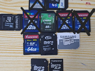 cartele de memorie SD si Micro SD