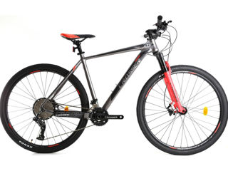 Велосипед crosser solo 29 19» ltwoo+shimano 212 (gray/red) foto 1
