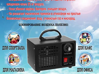 Генератор озона 60г/час-таймер дезинфекция озонатора generator ozon foto 6