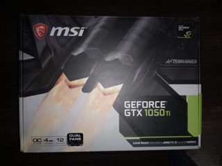 Продам видеокарту MSI GeForce GTX 1050 Ti 4GT OC foto 2