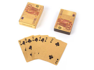 Set cărți de joc din plastic 999.9 GOLD Exclusiv într-o cutie de lemn  Visul împlinit al jucătorilo foto 6