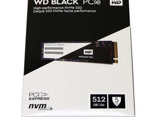 Western Digital black SN750 NVMe 3d nand memory SSD 500gb v-nand technology nou/sigilat 1800 lei foto 1